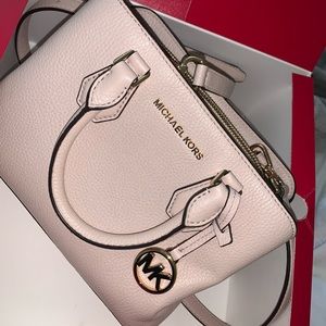Baby pink Michael Kors Camille Crossbody Bag